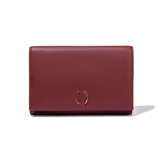 Poppy jewelry wallet closed – front view