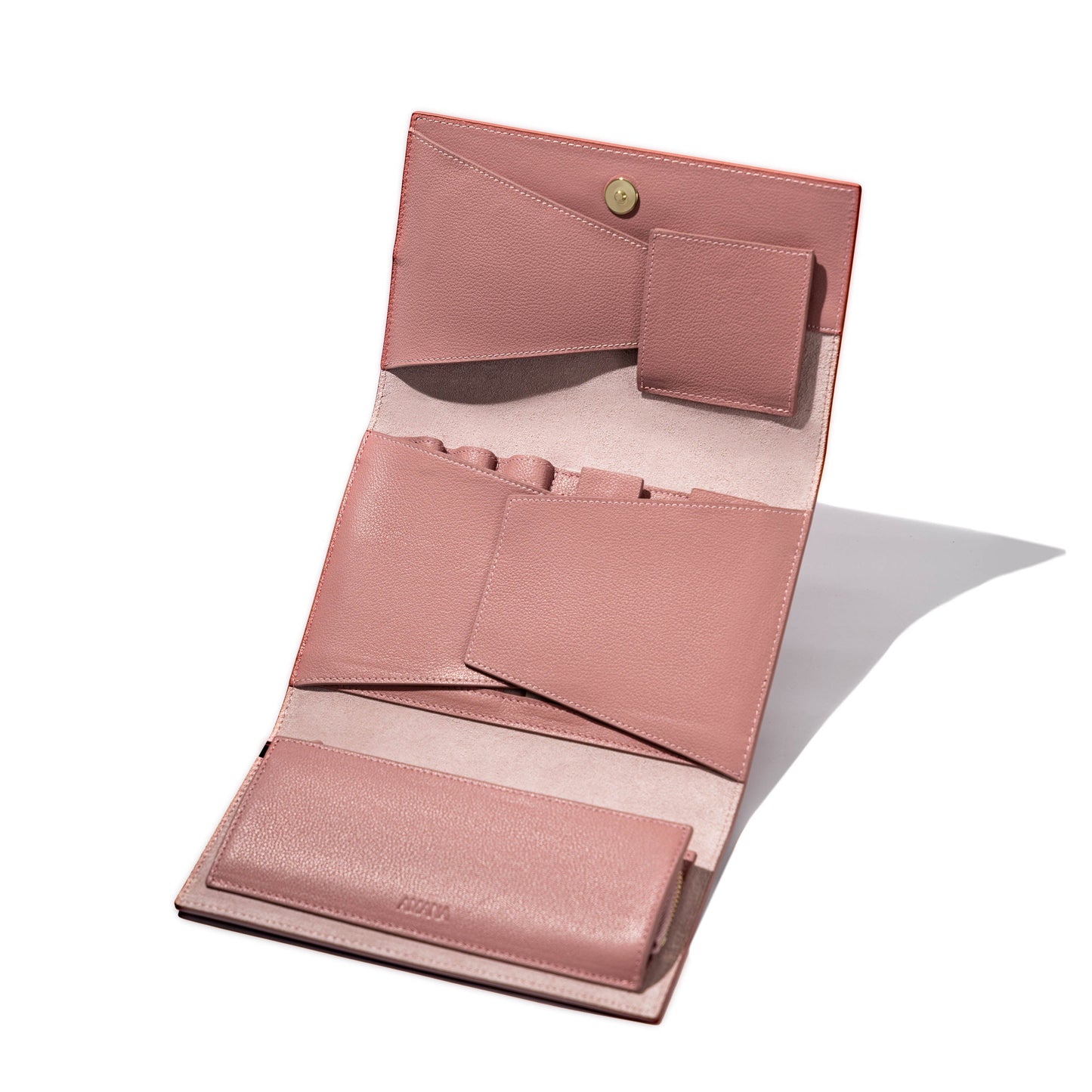 Lily jewelry wallet opened but flaps closed
