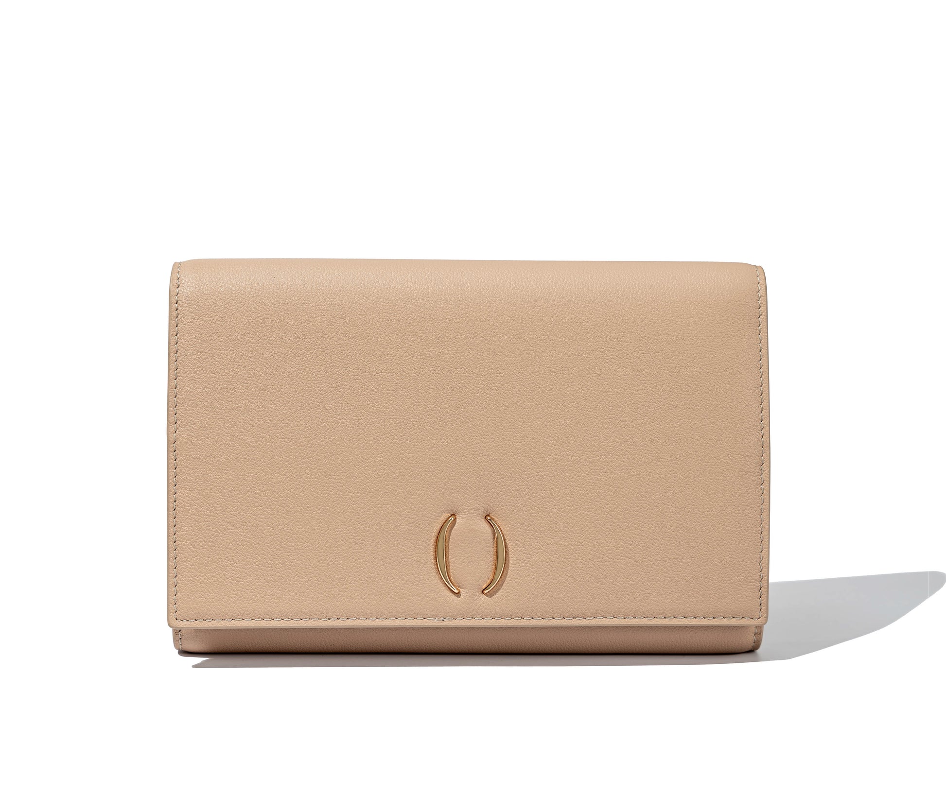 Amber jewelry wallet closed – front view